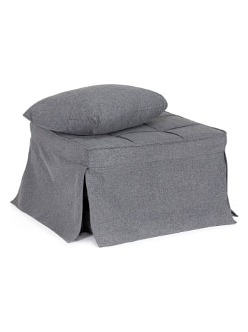 Bizzotto Fauteuil "Barney" grijs - (B)70 x (H)44 x (D)70 cm