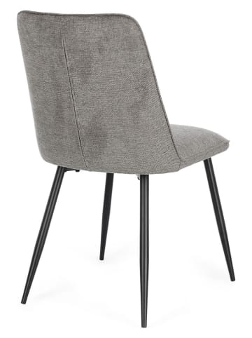 Bizzotto Krzesło "Cora" w kolorze szaro-czarnym - 48 x 84 x 62 cm