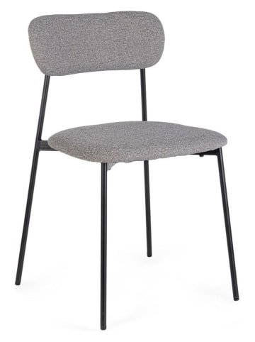 Bizzotto Esszimmerstuhl ''Inka'' in Schwarz/ Grau - (B)45 x (H)78 x (T)49 cm