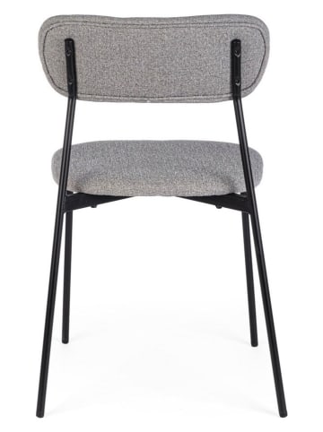 Bizzotto Esszimmerstuhl ''Inka'' in Schwarz/ Grau - (B)45 x (H)78 x (T)49 cm