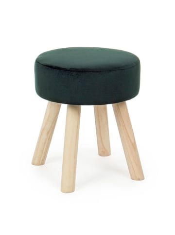 Bizzotto Hocker w kolorze zielonym - wys. 38 x Ø 34 cm