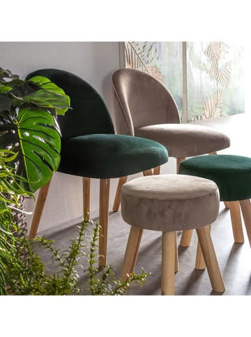 Bizzotto Hocker w kolorze zielonym - wys. 38 x Ø 34 cm