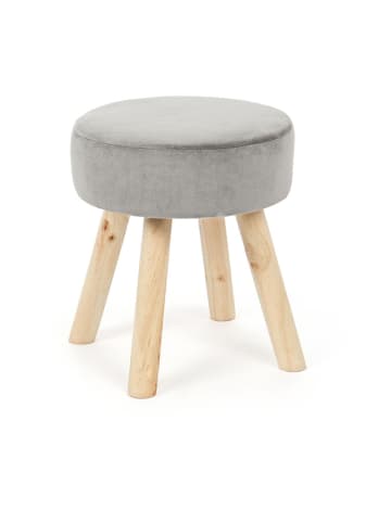 Bizzotto Kruk "Adeline" beige/grijs - (H)38 x Ø 34 cm