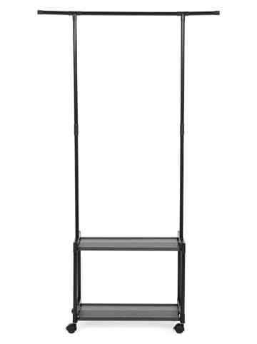 Bizzotto Wieszak stojący w kolorze czarno-szarym - 86 x 156 x 35 cm