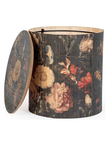 Bizzotto Beistelltisch ''Sayuri'' in Schwarz/ Creme - (H)40 x Ø 40 cm