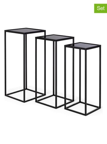Bizzotto Dreisatztisch ''Nucleos'' in Schwarz