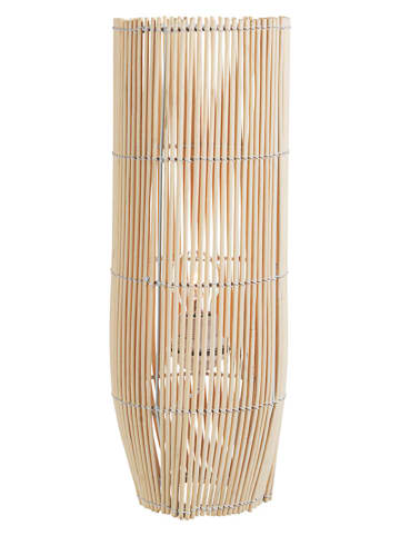 Bizzotto Tafellamp "Arusha" beige - (H)52 x Ø 17 cm
