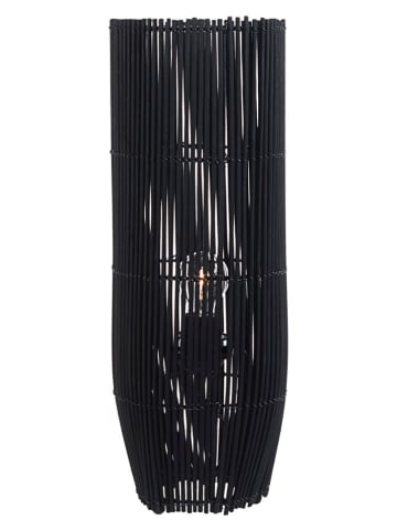 Bizzotto Tafellamp "Arusha" zwart - (H)52 x Ø 17 cm