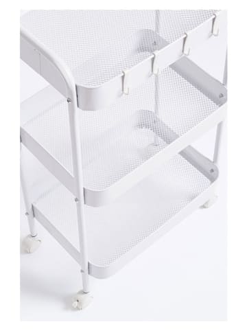 Bizzotto Staande kast "Leiky" wit - (B)41 x (H)77 x (D)29,5 cm