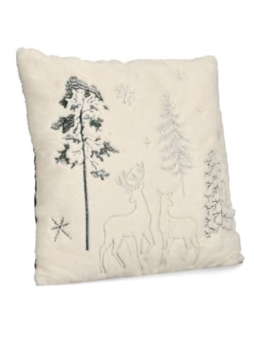 Bizzotto Kissen "Trysil" in Creme - (L)45 x (B)45 cm