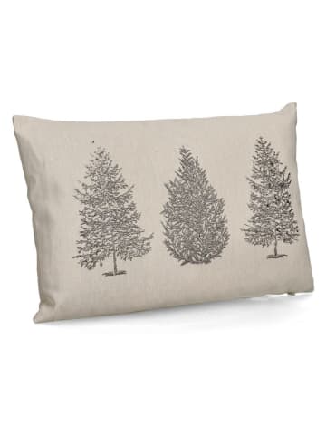 Bizzotto Poduszka "Kimberley" w kolorze srebrno-beżowym - 50 x 30 cm