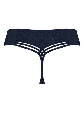 Marlies Dekkers Stringi "Dame De Paris" w kolorze granatowym
