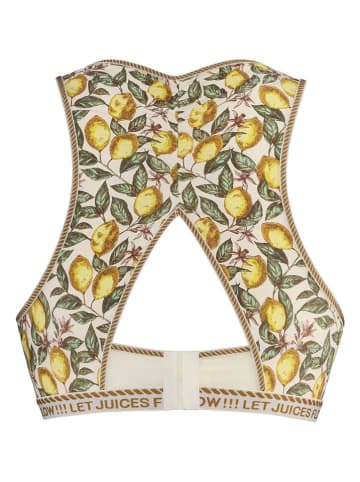 Marlies Dekkers Biustonosz "Mambo" w kolorze żółto-zielono-beżowym