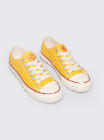 BIG STAR Sneakersy w kolorze żółtym
