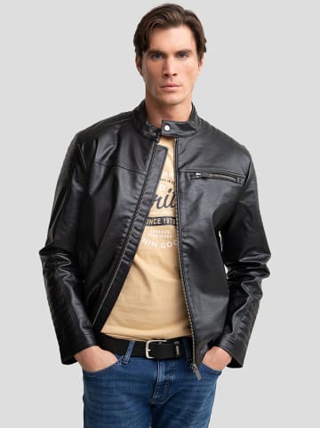 BIG STAR Kurtka w kolorze czarnym ze skóry syntetycznej