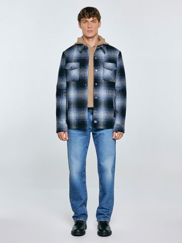 BIG STAR Kurtka koszulowa w kolorze granatowo-błękitnym