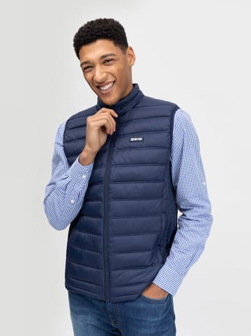 BIG STAR Kamizelka pikowana w kolorze granatowym