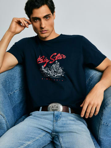 BIG STAR Koszulka w kolorze granatowym