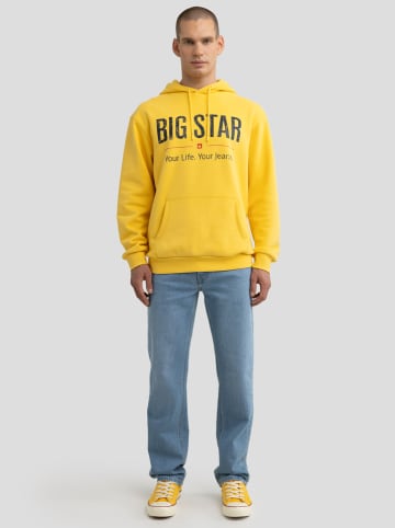 BIG STAR Bluza w kolorze żółtym