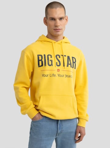 BIG STAR Bluza w kolorze żółtym