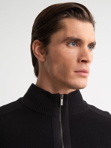 BIG STAR Sweatjacke in Schwarz