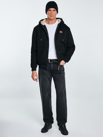 BIG STAR Sweatjacke in Schwarz