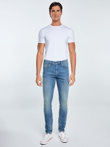 BIG STAR Dżinsy "Deric High Waist 390" - Skinny fit - w kolorze błękitnym