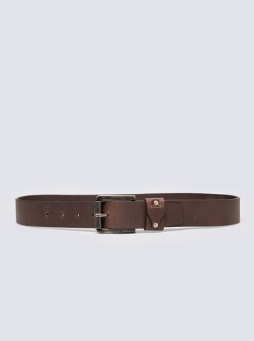 BIG STAR Leder-Gürtel in Hellbraun