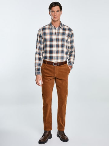 BIG STAR Spodnie sztruksowe w kolorze jasnobrązowym