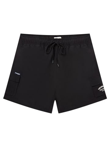 Wrangler Badeshorts "Nautilus" in Schwarz