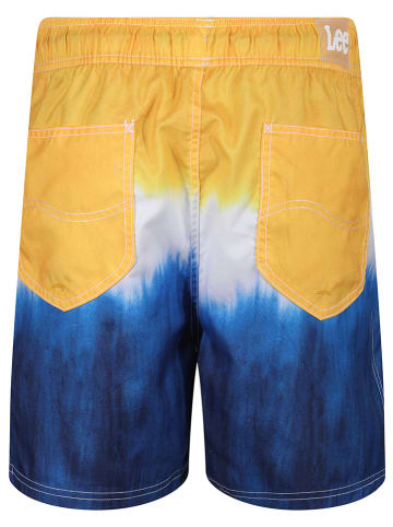 LEE Underwear Badeshorts "Scorpian" in Blau/ Gelb