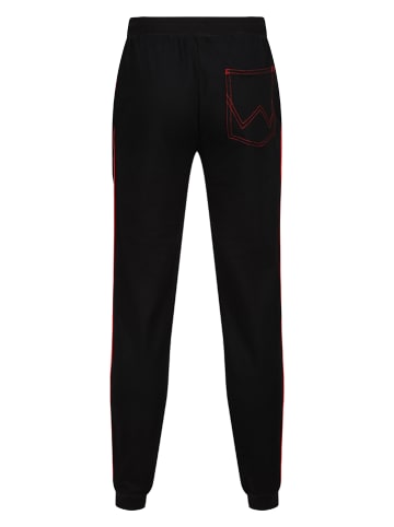 Wrangler Spodnie dresowe "Papillon" w kolorze czarnym