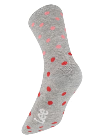 LEE Underwear 3er-Set: Socken "Indu" in Khaki/ Schwarz/ Grau