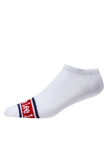 LEE Underwear 3er-Set: Socken "Jaccie" in Weiß/ Dunkelblau/ Rot