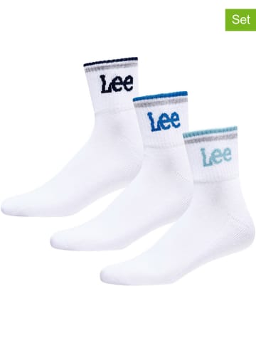 Lee 3er-Set: Socken "Fawnia" in Weiß