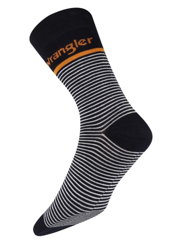 Wrangler 3er-Set: Socken "Healey" in Schwarz/ Blau/ Khaki