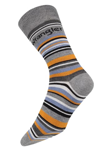 Wrangler 3er-Set: Socken "Denholm" in Schwarz/ Grau