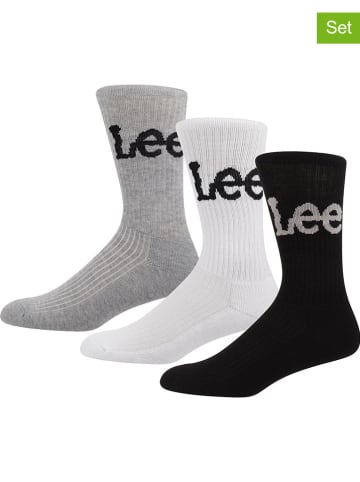 Lee 3er-Set: Socken "Crobett" in Weiß