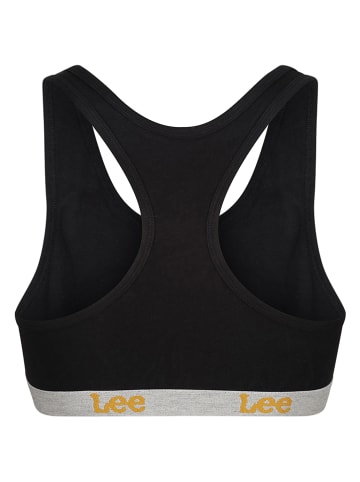 LEE Underwear Topy (2 szt.) "Amari" w kolorze białym i czarnym