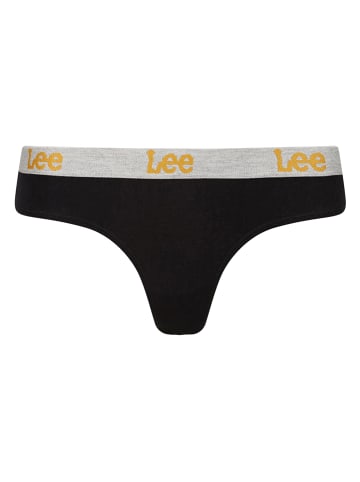 LEE Underwear Figi (5 par) "Miri" w kolorze czarnym, białym i szarym