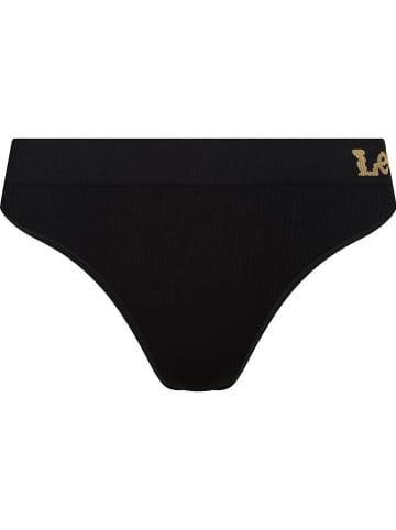 LEE Underwear 2er-Set: Slips "Bella" in Hellgrau/ Schwarz