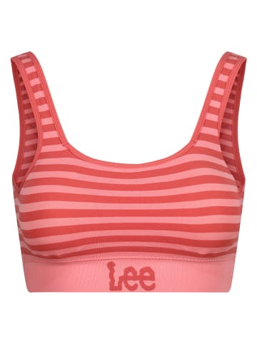 LEE Underwear Bustier "Silva" in Rosa/ Rot