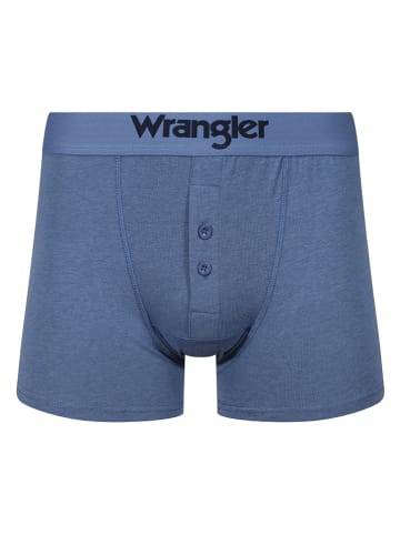 Wrangler Bokserki (3 pary) "Camm" w kolorze granatowym, niebieskim i szarym