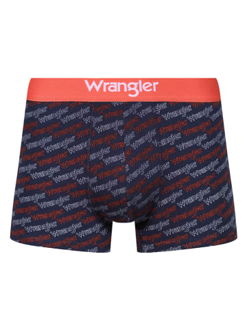 Wrangler 3er-Set: Boxershorts "Graph" in Dunkelblau