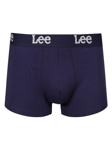 LEE Underwear 3er-Set: Boxershorts "Gannon" in Dunkelblau/ Blau/ Weiß
