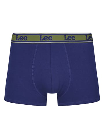 LEE Underwear Bokserki (3 pary) "Stone" w kolorze niebiesko-oliwkowo-szarym