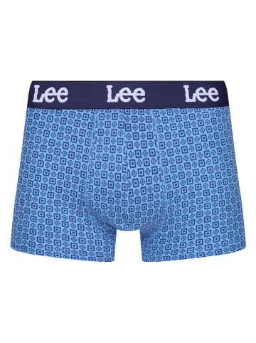 LEE Underwear 3er-Set: Boxershorts "Laver" in Blau/ Dunkelblau