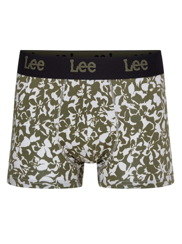 LEE Underwear Bokserki (3 pary) "Reo" w kolorze oliwkowo-czarno-szarym