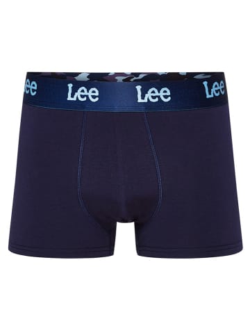 LEE Underwear 3er-Set: Boxershorts "Mcavoy" in Dunkelblau/ Hellblau