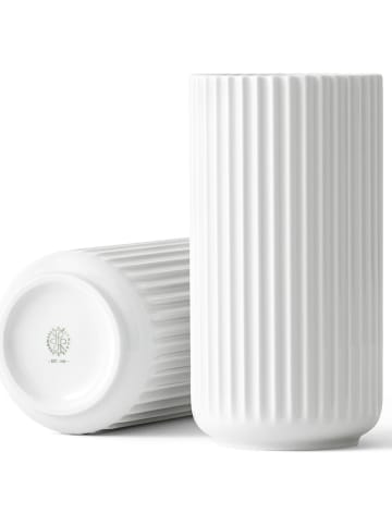 LYNGBY Vaas "Lyngby" wit - (H)20,5 cm